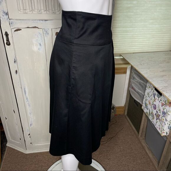 International Concepts Black Pleated Skirt Size 10 - Picture 6 of 11
